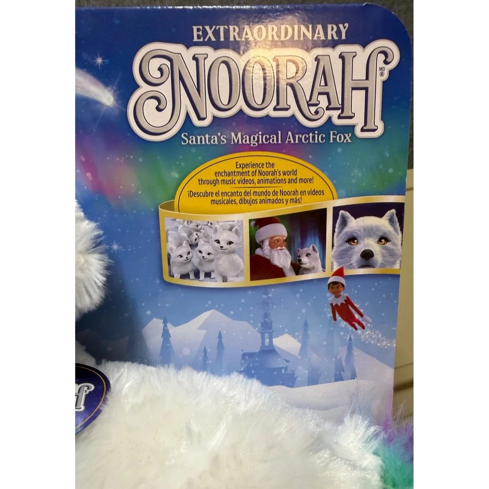 Elf on the Shelf Santaverse Extraordinary Noorah Santas Magical Arctic Fox Plush